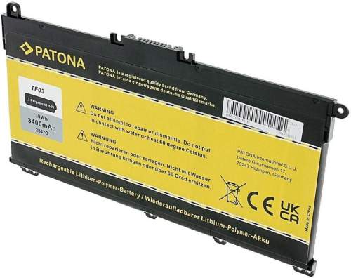 PATONA baterie pro HP Pavilion 14-BF/15-CC, 3400mAh, Li-Pol, 11,55V, TF03XL PT2847