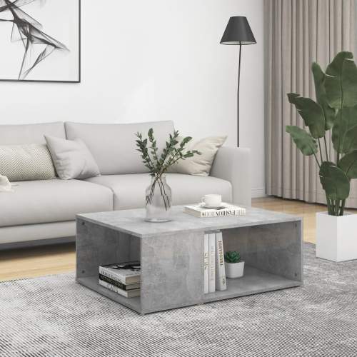 vidaXL Konferenční stolek betonově šedý 90 x 67 x 33 cm dřevotříska