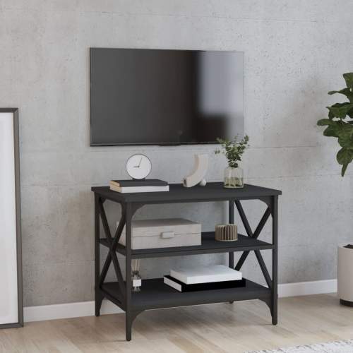 TV skříňka černá 60 x 40 x 50 cm kompozitní dřevo - Default Title