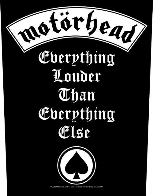 Motörhead Everything Louder Nášivka