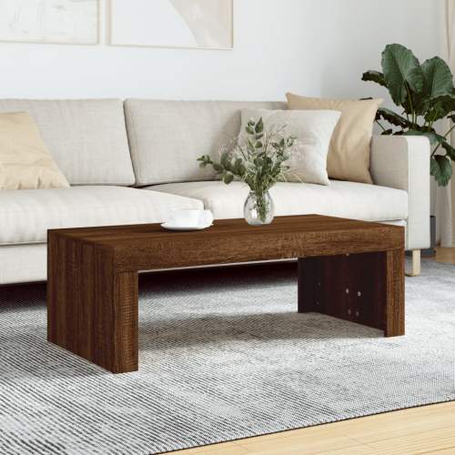 vidaXL Konferenční stolek hnědý dub 102x50x36 cm kompozitní dřevo