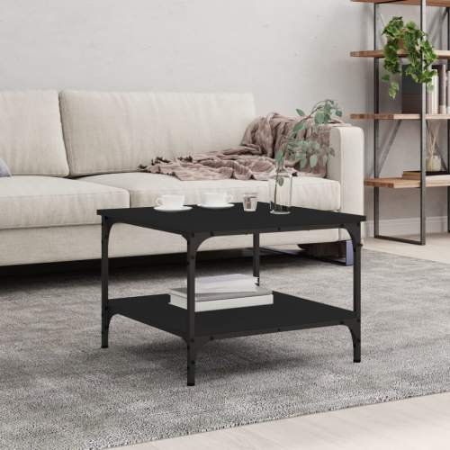 vidaXL Konferenční stolek černý 55 x 55 x 40 cm kompozitní dřevo