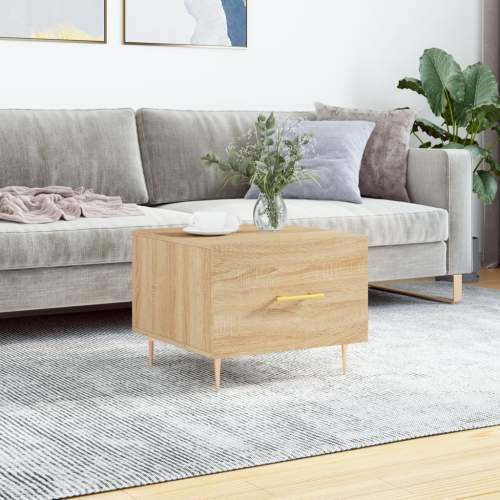 vidaXL Konferenční stolek dub sonoma 50 x 50 x 40 cm kompozitní dřevo