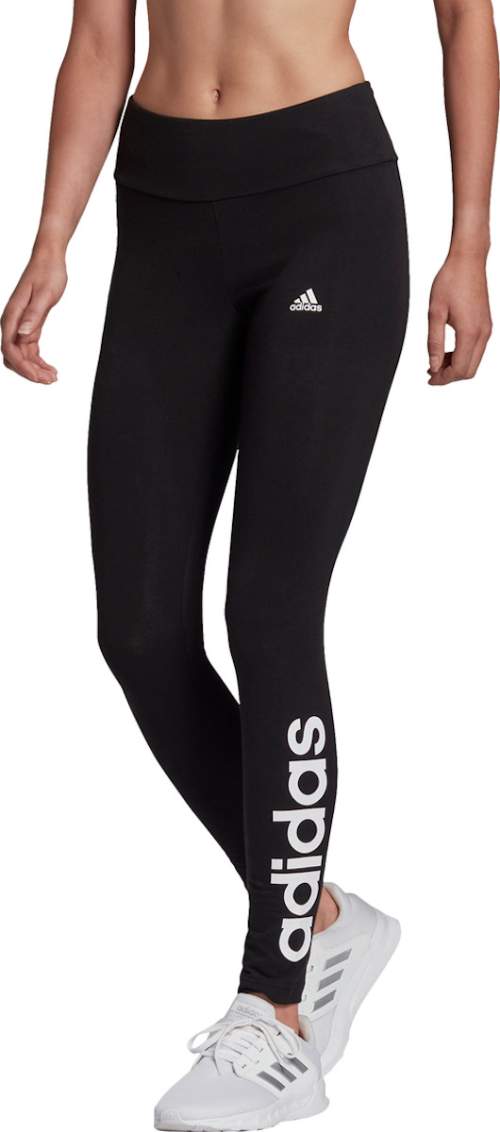 ADIDAS-W LIN LEG-GL0633-black/white Černá XS