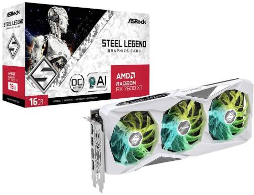 ASR Asrock Steel Legend RX7600XT SL 16GO AMD Radeon RX 7600 XT 16 GB GDDR6