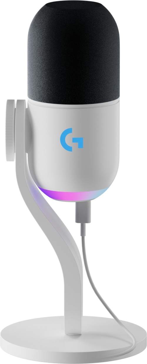 Logitech Yeti GX Dynamic RGB Gaming Mic with LIGHTSYNC - WHITE (988-000576)