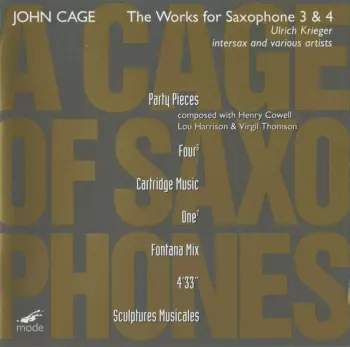 2CD John Cage: The Works For Saxophone 3 & 4