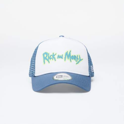 New Era x Rick And Morty 9Forty Trucker Snapback Faded Blue/ White