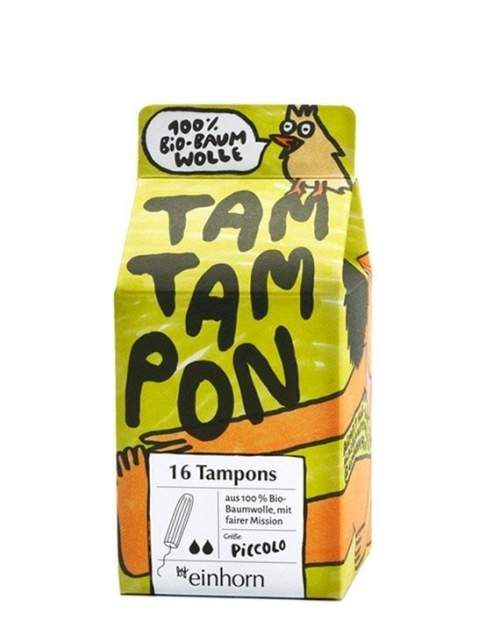 Einhorn Tampony TamTampon Piccolo z hypoalergenní z bio bavlny 16 ks
