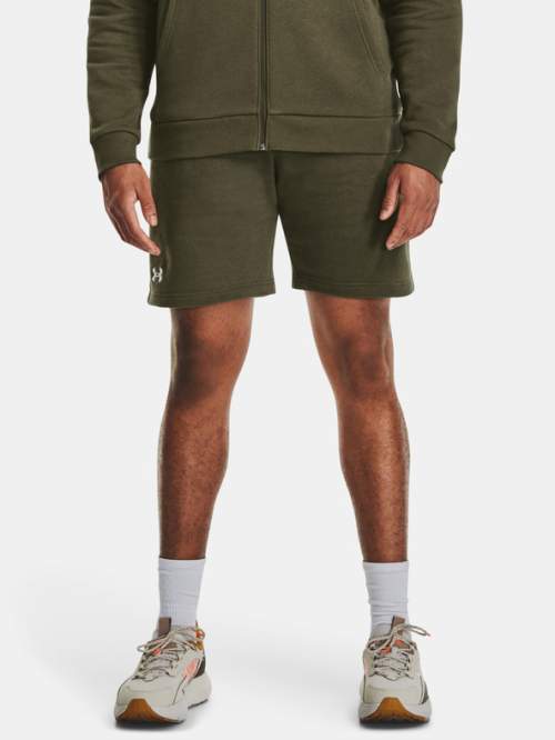 Under Armour Pánské kraťasy Rival Fleece Shorts marine od green L