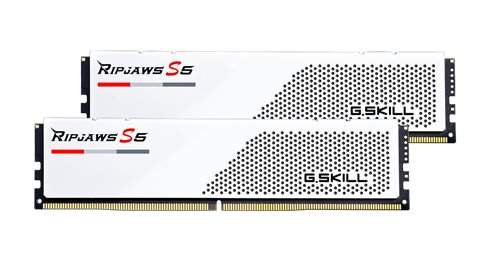 G.Skill Ripjaws S5, DDR5-5600, CL28, Intel XMP 3.0 - 64 GB Dual-Kit, white
