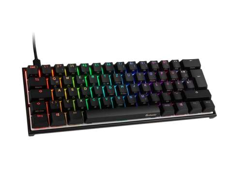 Ducky Mecha Mini herní klávesnice, MX-Silent-Red, RGB-LED - černá, DKME2061ST-SDEPDAAT1