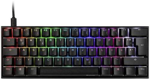 Ducky Mecha Mini herní klávesnice, MX-Speed-Silver, RGB-LED - černá DKME2061ST-PDEPDAAT1