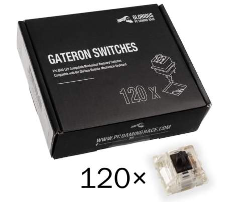 Glorious Gateron Black Switches, 120 ks GAT-BLACK