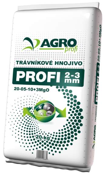 AGRO PROFI Trávníkové hnojivo 20-05-10+3MgO 20kg JARNÍ