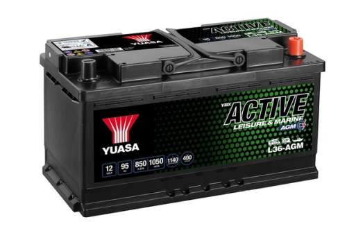 YUASA startovací baterie L36-AGM