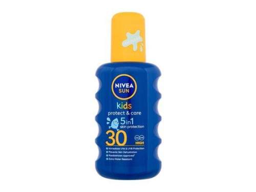 Nivea Sun Kids Protect & Care Sun Spray 5 in 1 SPF30 200 ml sprej na opalování 5 v 1 pro děti