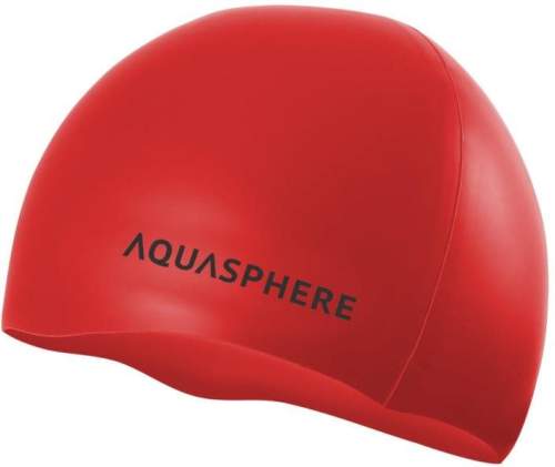 Aqua Sphere plavecká čepice PLAIN SILICONE CAP Barva: Červená