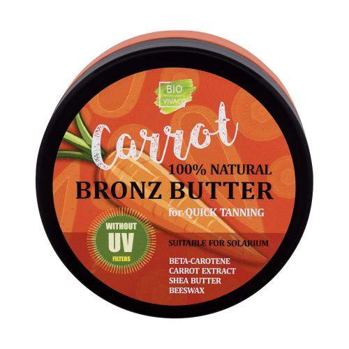 Vivaco Bio Carrot Bronz Butter unisex mrkvové máslo s beta karotenem pro podporu opálení 150 ml