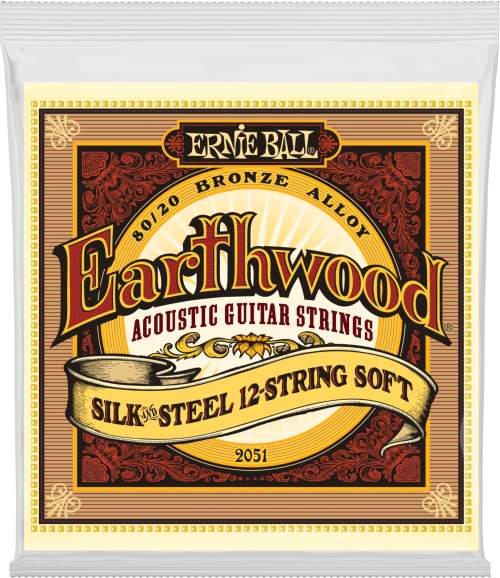 Ernie Ball 2051 Earthwood Silk & Steel 12-String Soft