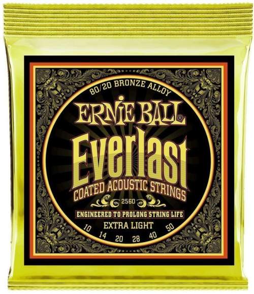 Ernie Ball 2560 Everlast 80/20 Bronze Extra Light