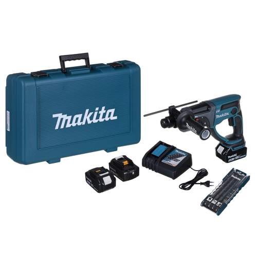 Makita Příklepová vrtačka 18v 3x5,0Ah + ACC DHR202RTE3