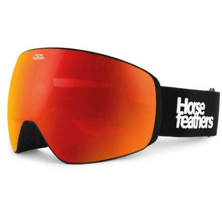 HORSEFEATHERS Snowboardové brýle Scout - black/mirror red BLACK
