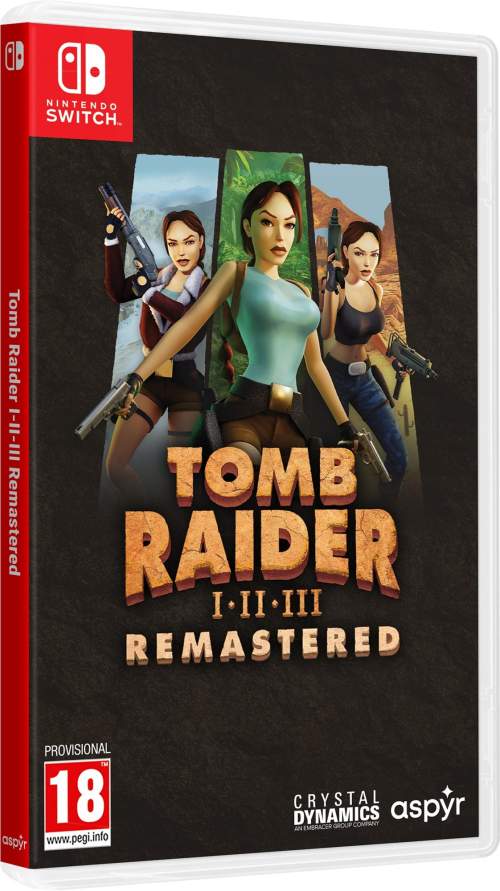 Tomb Raider I-III Remastered Starring Lara Croft Nintentdo Switch