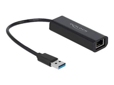 Delock - Síťový adaptér - USB 3.1 Gen 1 - 100M/1G/2.5G Gigabit Ethernet - černá (5619195-21)