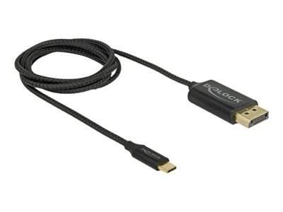 Delock Kabel DisplayPort USB-C M do DisplayPort M DisplayPort 1.2 1 m