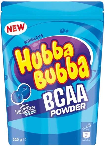 Mars Hubba bubba bcaa powder 320 g modrá malina