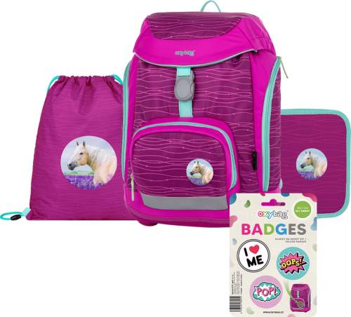 Oxybag Set 4dílný OXY Sherpy růžový