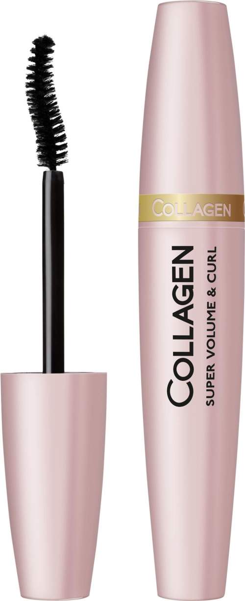 Dermacol Collagen Super Volume & Curl Mascara řasenka pro objem Black 12 ml