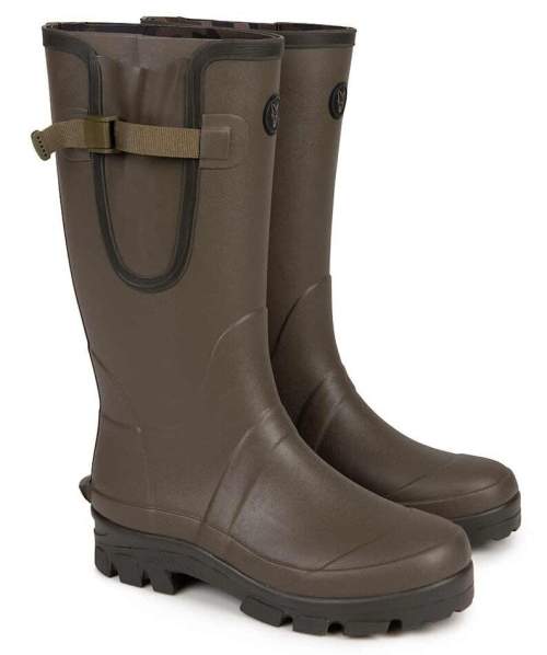 Fox Holínky Neoprene lined Camo/Khaki Rubber Boot 41