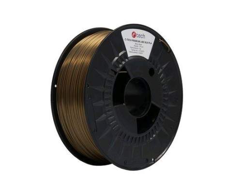 C-TECH PREMIUM LINE tisková struna (filament), Silk PLA, 1,75mm, 1kg, bronz 3DF-P-SPLA1.75-BRONZE