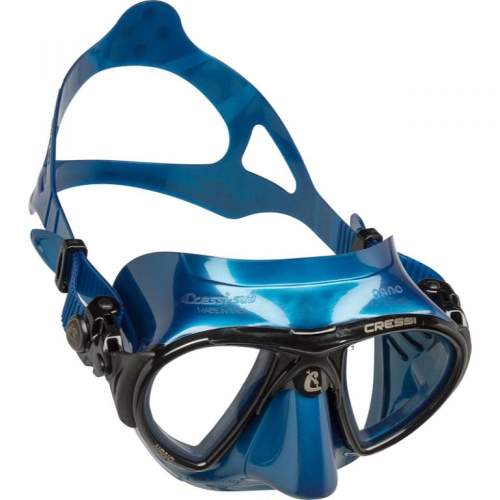 Cressi Maska NANO BLACK, potápěčské brýle modrá
