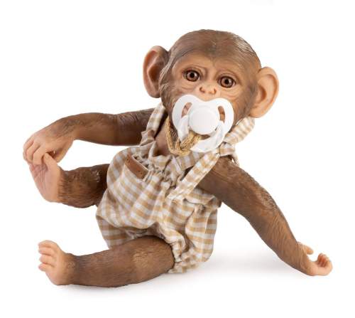 Guca 991 REBORN OPIČKA realistická opička miminko s celovinylovým tělem 32 cm
