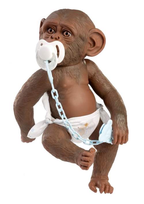 Guca 993 REBORN OPIČKA realistická opička miminko s celovinylovým tělem 32 cm