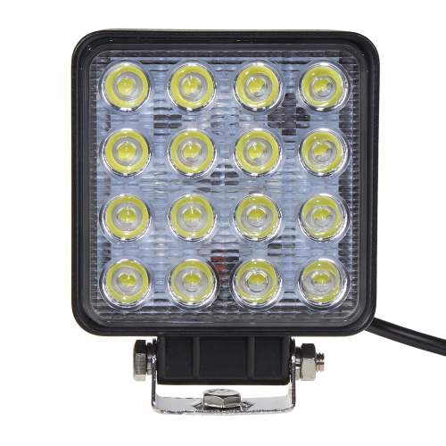 STUALARM WL-806R23 LED světlo hranaté 16x3W 107x107x60mm ECE R10/R23