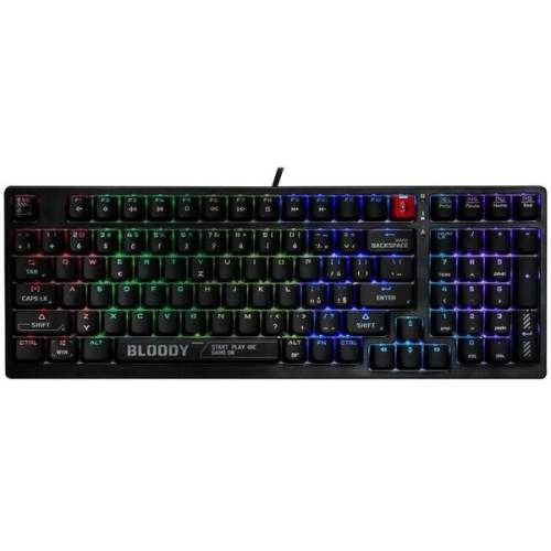 A4tech Bloody S98 RGB podsvícená mechanická herní klávesnice CZ/SK