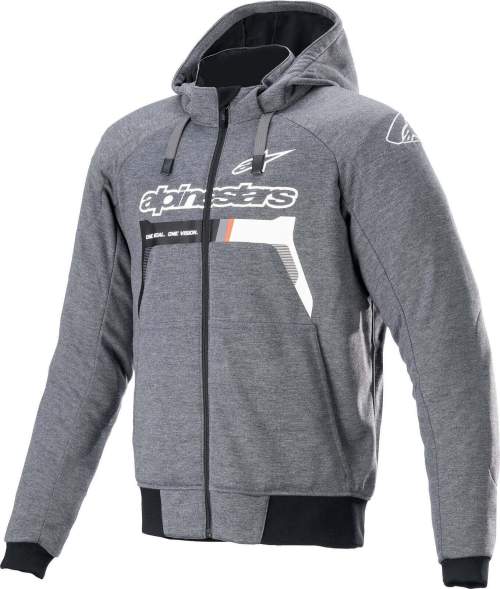 Alpinestars Chrome Ignition Hoodie Melange/Dark Gray/White XL