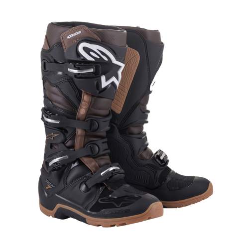 Alpinestars Tech 7 Enduro Boots Black/Dark Brown 45,5