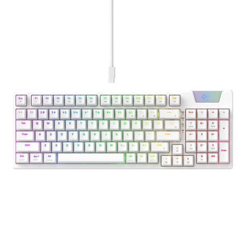 Mechanická Klávesnice Havit KB885L Herní Drátové Rgb Podsvícení