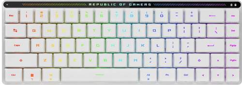 ASUS ROG Falchion RX Low Profile (ROX RX RED) herní klávesnice US bílá
