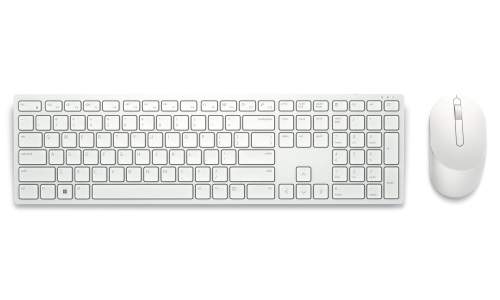 DELL KM5221W bezdrátová klávesnice a myš US/ International (QWERTY) - bílá, 580-AKEZ