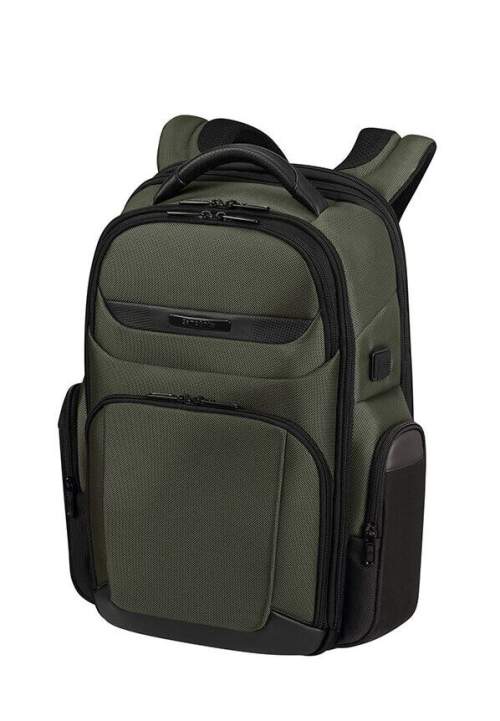 SAMSONITE Batoh na notebook 15,6" PRO-DLX 6 Expander Green, 30 x 15 x 43 (147137/1388)