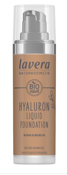 Lavera Lehký tekutý make-up s kyselinou hyaluronovou (30 ml) 06 Warm Almond