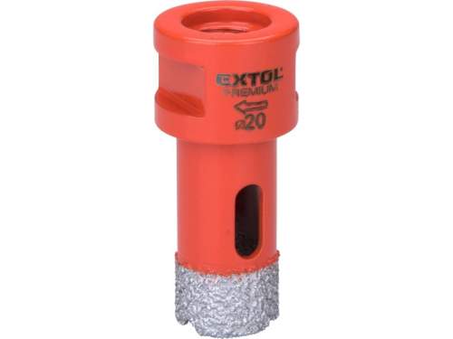 EXTOL PREMIUM 8801866 diamantová vykružovací korunka pr.20mm M14