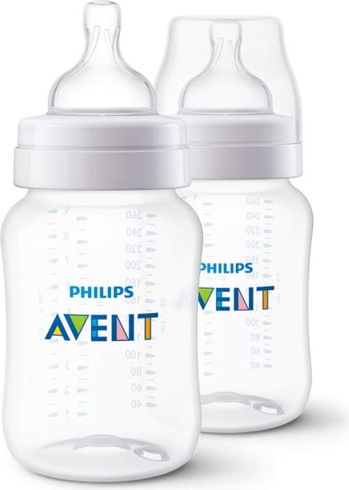 Philips AVENT Láhev Anti-colic 260ml, 1m+, 2 ks