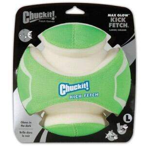 Chuckit! Míč Kick Fetch Max Glow Large - svítící 20 cm